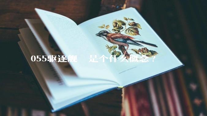055驱逐舰  是个什么概念?